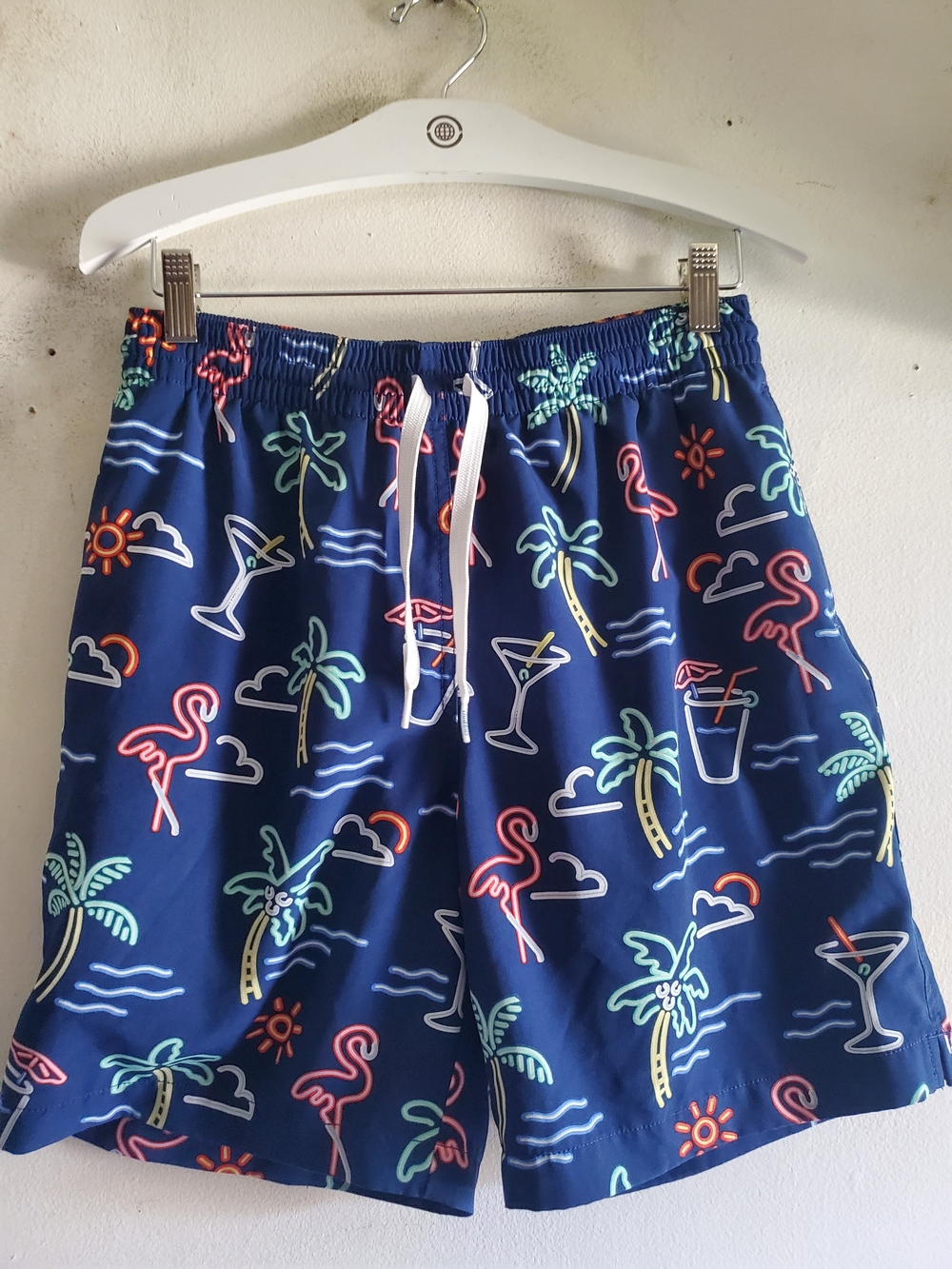 chubbies  The Neon Lights Swim Trunk Size Medium 7" Inseam. - Picture 3 of 6